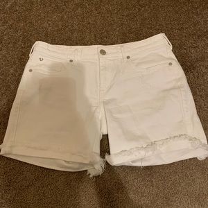 White True Religion Shorts